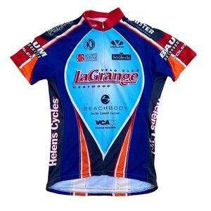 VOLER Men's Velo Club La Grange 3/4 Zip Cycling Bike Top Jersey Sz M​​​​…​